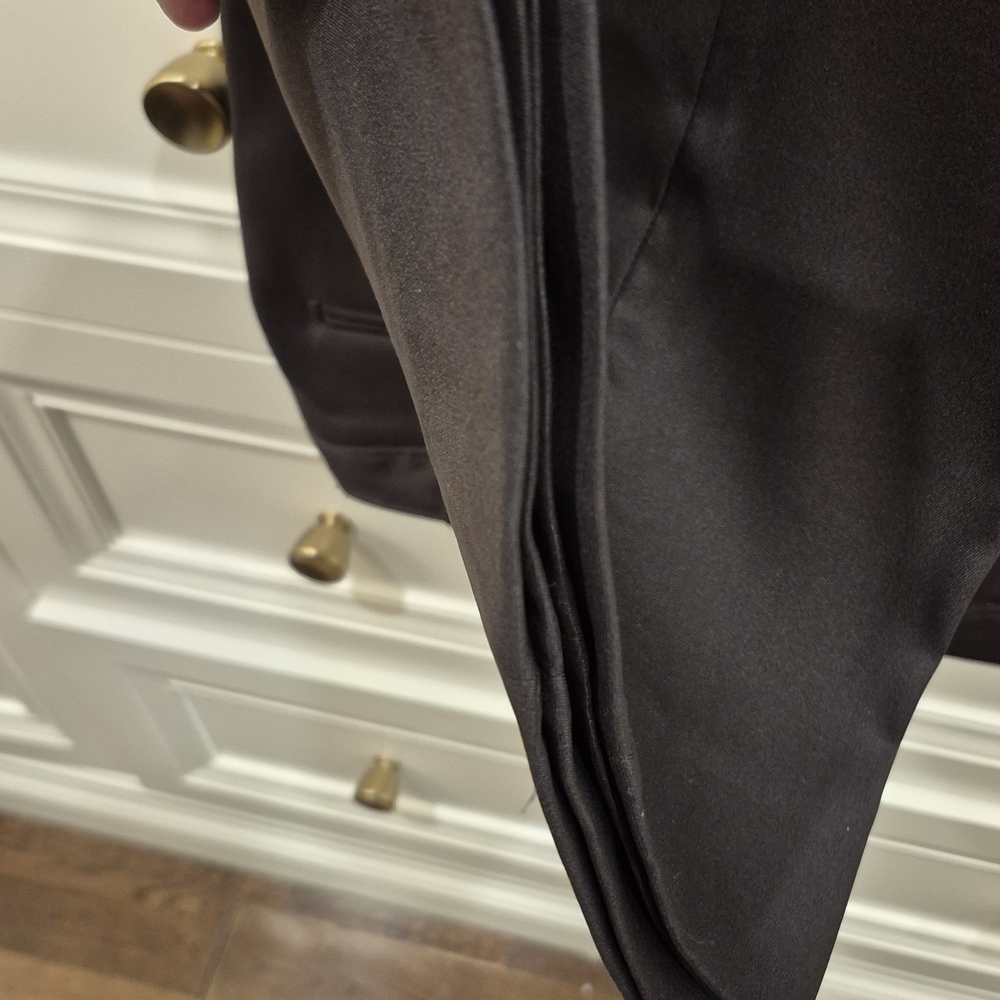 Burberry PRORSUM Burgundy Straight Leg Ladies Pant